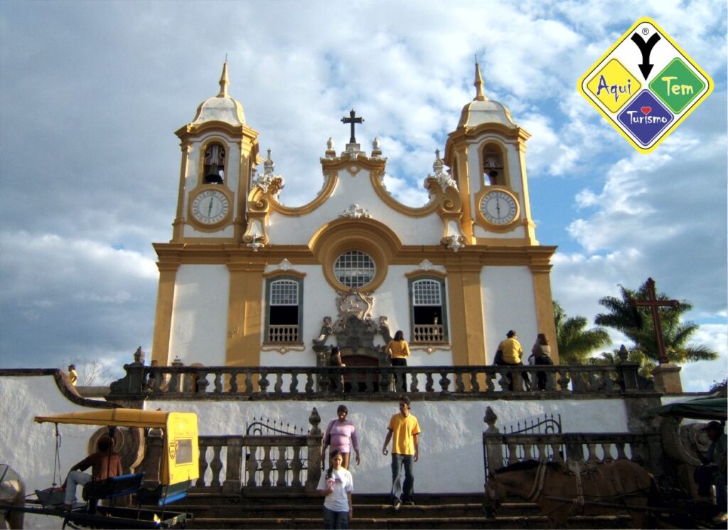 AQUI TEM TURISMO, MATRIZ DE SANTO ANTÔNIO, TIRADENTES, MG